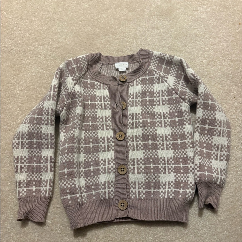 Jamie Kay Plaid Button-Up Cardigan